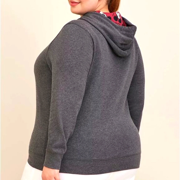 ❤️NWT VINTAGE TORRID HOODIE MICKEY MOUSE RETRO SKELETON HALLOWEEN DISNEY SWEATER - Picture 4 of 12